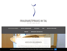 Tablet Screenshot of frauenarztpraxis-im-tal.de